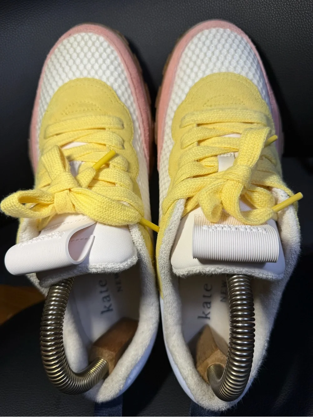 kate spade new york K As In Kate Mesh Lace-Up Low Top Cushioned Sneaker KL986